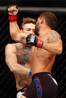  Conor McGregor and Chad Mendes